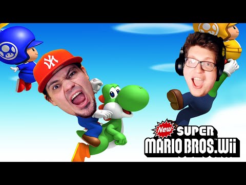🤣 MARIO NIE WYTRZYMAM ZNOWU! | New Super Mario bros Wii Multiplayer #01