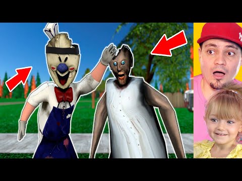 🤣 CÓRKA DOWIEDZIAŁA SIĘ KIM JEST GRANNY I ICE SCREAM! 🤣 Reakcje na animacje