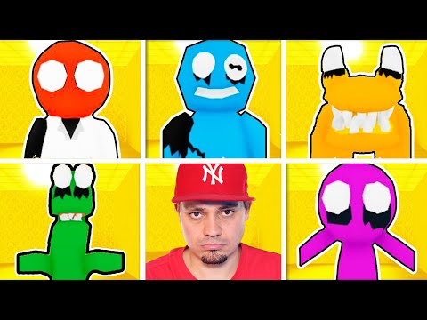 😮 WSZYSTKIE SKINY *RAINBOW FRIENDS* W ROBLOX BACKROOMS MORPHS! | Roblox Tęczowi Przyjaciele