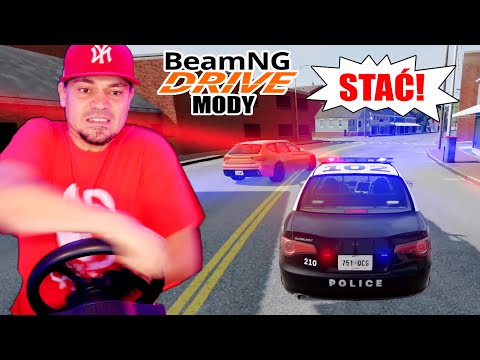🚔 POŚCIGI POLICYJNE W BEAM.NG! | Beam.NG Mody