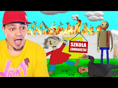 🔥 SZKOŁA BALDIEGO PŁONIE! | Baldi’s Basics | Baldi Na Modach