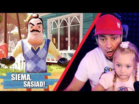 😮 MOJA CÓRKA POZNAJE SĄSIADA! | Hello Neighbor #01