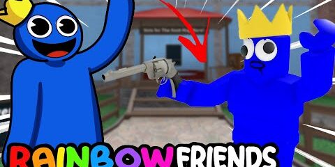 🔵 Gram jako BLUE w ROBLOX MURDER MYSTERY 2! | Tęczowi Przyjaciele // Roblox Rainbow Friends