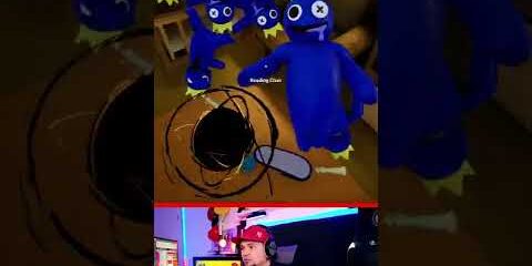 MOJE DZIECKO TO… BLUE Z RAINBOW FRIENDS?! 🔥The Baby In The Yellow (Mody) #shorts