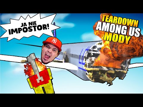 🛸 CZARNY BYŁ SUS! *wyrzuciłem go z SAMOLOTU* | Teardown Mody