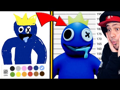 Blue z Rainbow Friends to PRZESTĘPCA! 🌈 Draw The Criminal (Tęczowi Przyjaciele)
