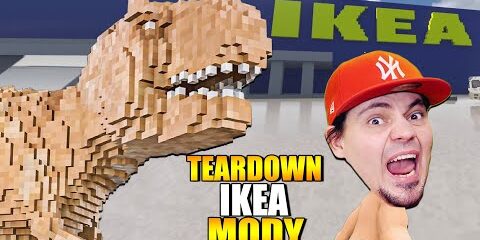 ZAKUPY W IKEI Z DINOZAUREM! 🚷 Teardown Mody