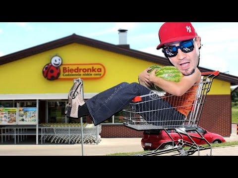 WYŚCIGI KOSZYKAMI Z BIEDRONKI! 🛒 Cart Racer