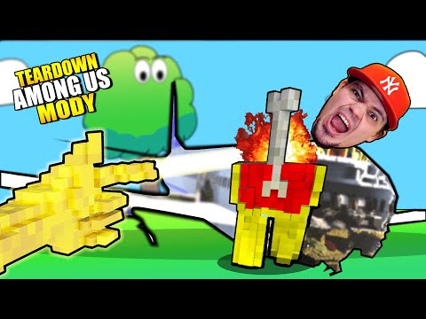 🛸 AMONG US SĄ SUS *zamieniam je w ZŁOTO* | Teardown Mody