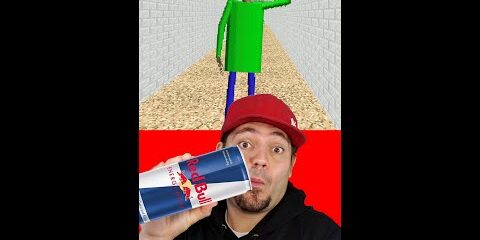 BALDI PIJE ENERGY DRINKA xd *Red Bull dodał mu skrzydeł lol* 😂 Baldi Na Modach