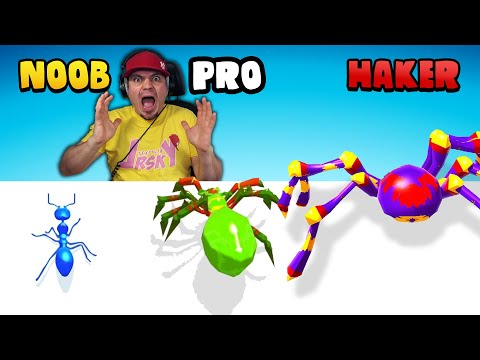 BABY PAJĄK vs WIELKI PAJĄK 🕷 Ewolucja Pająków