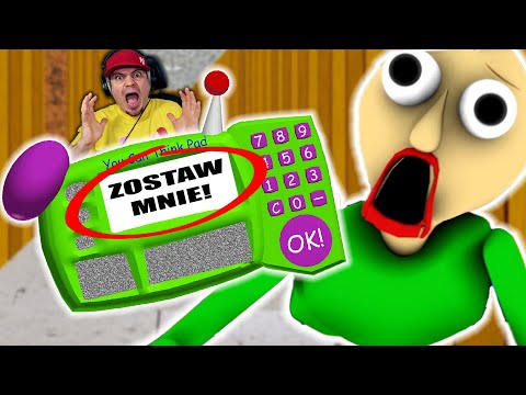 😯 BALDI OSZALAŁ?! *glitchowanko i cheatowanko* | Baldi’s Baiscs Remastered