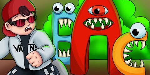 😯 STRASZNE LITERKI! [STRASZNA HISTORIA] | Juniorsky Gra Roblox Escape ABC Lore z/ @Hejtazz