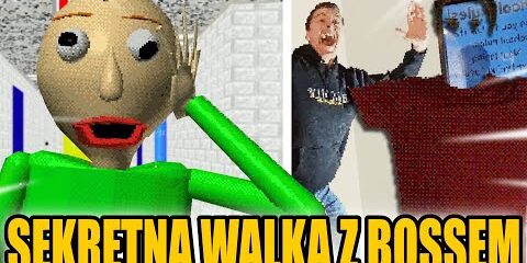 SEKRETNA WALKA Z BOSEM W BALDI! *był dziwny* 😯 Baldi’s Basics Remastered