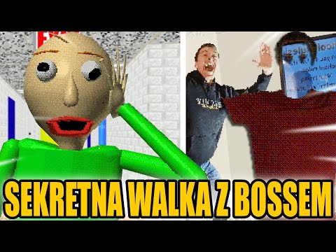 SEKRETNA WALKA Z BOSEM W BALDI! *był dziwny* 😯 Baldi’s Basics Remastered