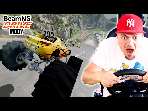 MONSTERTRUCK vs XXL SKOCZNIA MAŁYSZA! 🚗 Beam.NG Mody