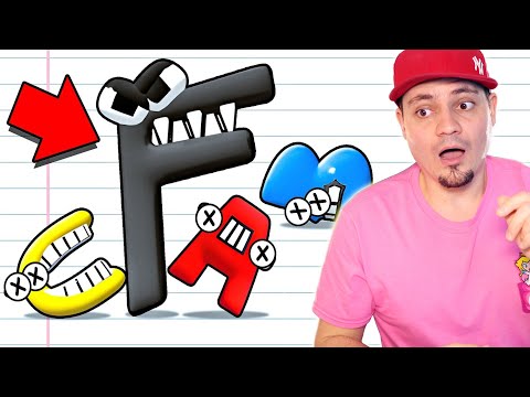 TEN PRZECIWNIK JEST ZBYT POTĘŻNY? – Alphabet Lore Run