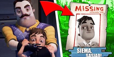 SĄSIAD PRZYTULA OD TYŁU DZIECI [PEŁNA WERSJA GRY] 🤔 Hello Neighbor 2 #01