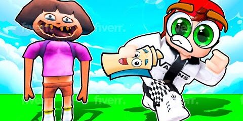 ROBLOX GŁODNA DORA.EXE 😮 Hungry Nora