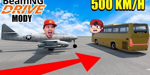 ✈️ SAMOLOTY vs AUTOBUSY w BEAM.NG Mody 🚗