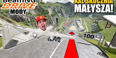 ✈️ SAMOLOTY vs XXL SKOCZNIA MAŁYSZA w BEAM.NG Mody 🚗