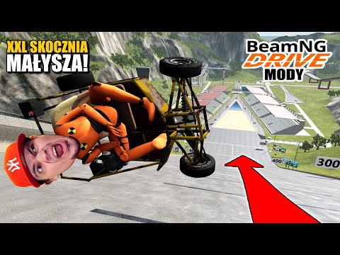 🏎️ GOKARTY vs XXL SKOCZNIA MAŁYSZA w BEAM.NG Mody 🏎️