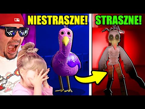 😱 Gramy w *NAJSTRASZNIEJSZA* PODRÓBA 🙀 GARTEN OF BANBAN 3 🥶 *nie dla dzieci, więc gram z córką* 😮