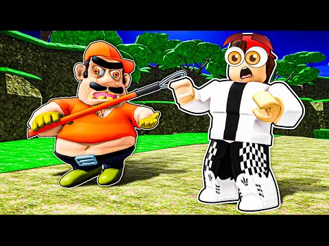 🎪 UCIEKAJ PRZED GRUBYM WYCHOWAWCĄ! | Juniorsky Gry Roblox Mr Bruno Camp Escape 🎪