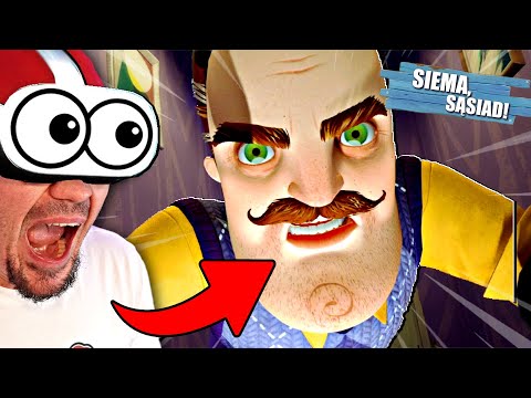 😮 SĄSIAD W PRAWDZIWYM ŻYCIU?! | Hello Neighbor VR Search And Rescue 😮