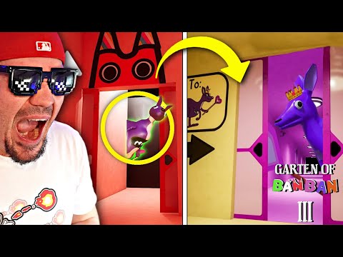 😮 HACKUJE *GARTEN OF BANBAN 3* i znalazłem QUEEN BOUNCELIA! *sekrety* | Garten Of Banban 3 😮