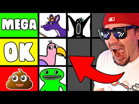 😮 Tworzę TIER LISTA z *GARTEN OF BANBAN* ( najstraszniejsze potwory ) 😮