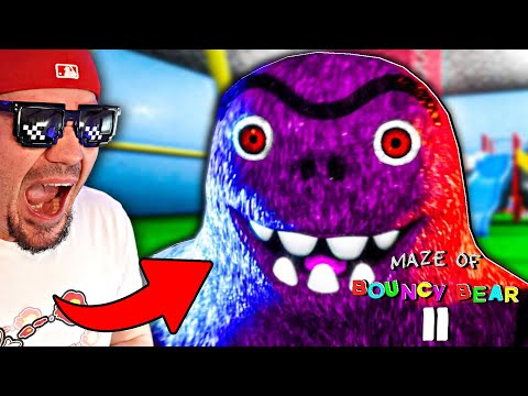 😂 OPILA BIRD idzie na FAME-MMA *mega śmieszna podróba Garten Of Banban* | Maze Of Bouncy Bear 2 😂