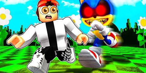 🙀 UCIEKAJ PRZED * STRASZNY SONIC * ! | Juniorsky Gra Roblox Sonic Gemstone