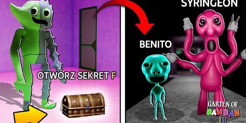 🙀 Znalazłem SYRINGEON oraz BENITO! *hakowanko i glitchowanko* | Garten Of Banban 4