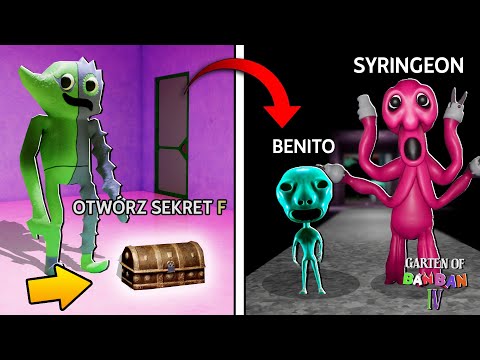 🙀 Znalazłem SYRINGEON oraz BENITO! *hakowanko i glitchowanko* | Garten Of Banban 4