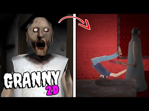 👵 BABCIA GRANNY OSZALAŁA! ZŁAMAŁA MNIE W PÓŁ! | Granny 2D #56