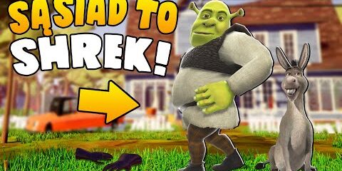 🤣 Mój Sąsiad to SHREK! | Hello Neighbor #114 (Mody)