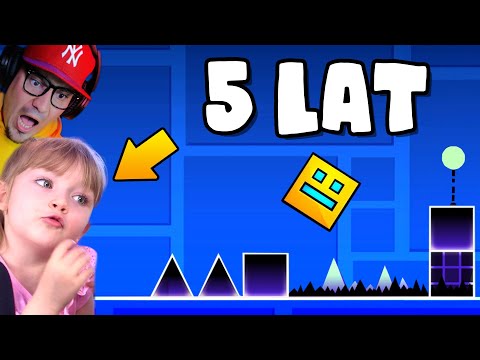 🧊 Moja córka gra w GEOMETRY DASH ?! ” LET’S GO!” (+ Wasze mapki) | Geometry Dash #10