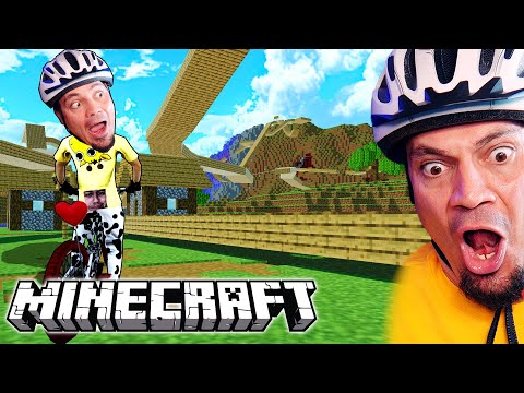 🚲 NOWE mapy MINECRAFT w SYMULATORZE ROWERU | Descenders 🚲