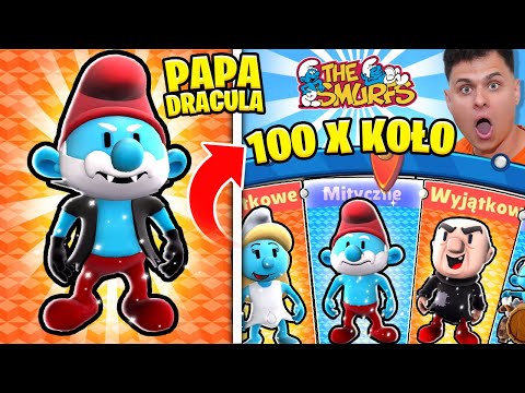 KRĘCE 100X KOŁEM SMERFÓW! MAM WSZYSTKIE SKINY! Stumble Guys