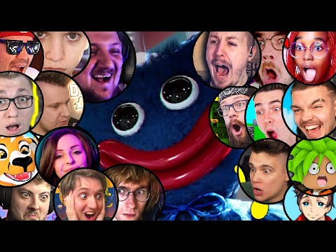 HUGGY WUGGY PIERWSZY RAZ REAKCJE YOUTUBERÓW WOJAN, ADMIROS, JUNIORSKY, PALION, SHARIKANVR