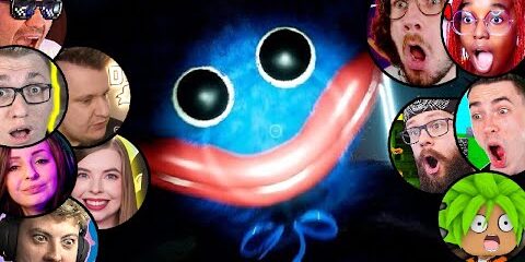 JUMPSCARE MINI HUGGY WUGGY REAKCJE YOUTUBERÓW WOJAN, ADMIROS, JUNIORSKY, PALION, SHARIKANVR