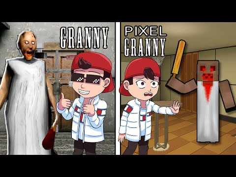🤣 BABCIA GRANNY kontra PIXEL GRANNY – która jest lepsza? | Granny #60