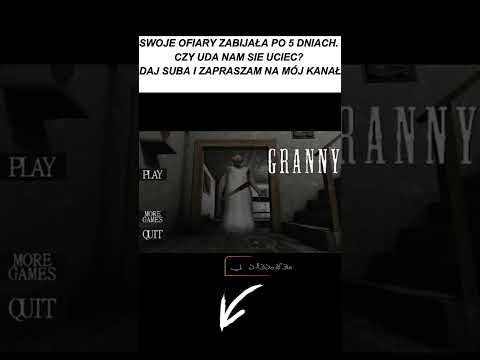 BABCIA KTÓRA ZABIJAŁA . PRAWDZIWA HISTORIA NA FAKTACH. Gra GRANNY #shorts