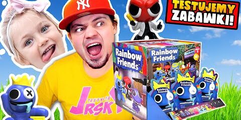 📦 UNBOXING * ZABAWEK * Z ” RAINBOW FRIENDS ” z CÓRKĄ | Testujemy Zabawki z Rainbow Friends