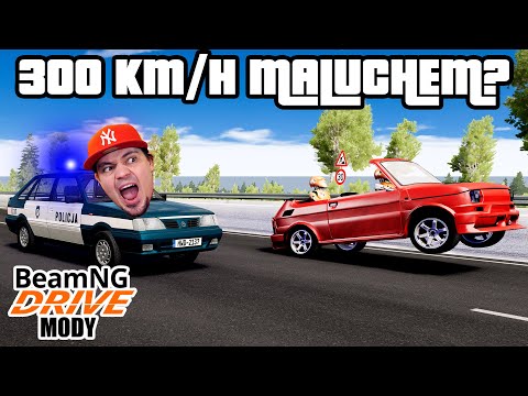 Czy ten MALUCH może osiągnąć 300 km/h na AUTOSTRADZIE w BEAM.NG? 🚗 Beam.NG Mody