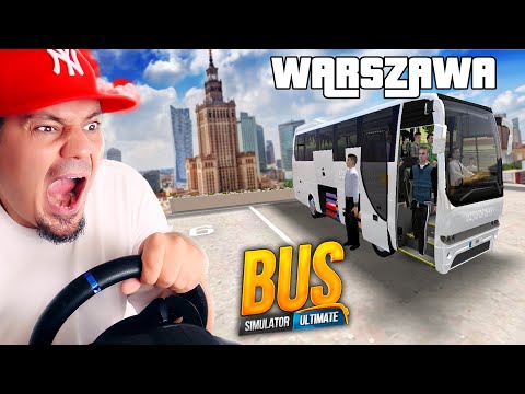Prowadzę [AUTOBUS] do „WARSZAWY” w BUS SIMULATOR ULTIMATE 😁