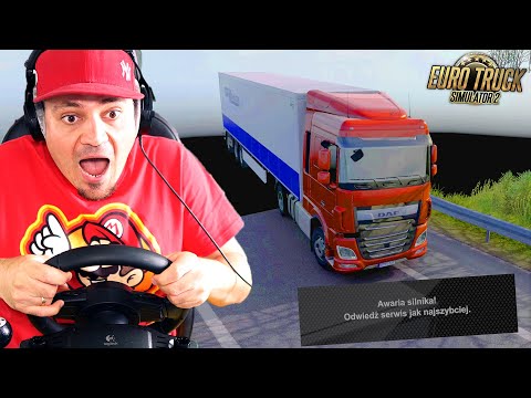 JADĘ DO POLSKI… ALE MAPA ZNIKNĘŁA! *awaria silnika* 🚛 Euro Truck Simulator 2 (Mody)