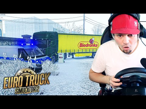 moja-pierwsza-kontrola-policyjna-rozwalilem-fotoradar-euro-truck-simulator-2-mody.jpg MOJA PIERWSZA KONTROLA POLICYJNA! *rozwaliłem fotoradar* 🚛 Euro Truck Simulator 2 (Mody)