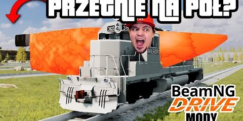 Pociąg vs MIECZ?! CZY PRZETNIE NA PÓŁ? 🚗 Beam.NG Mody